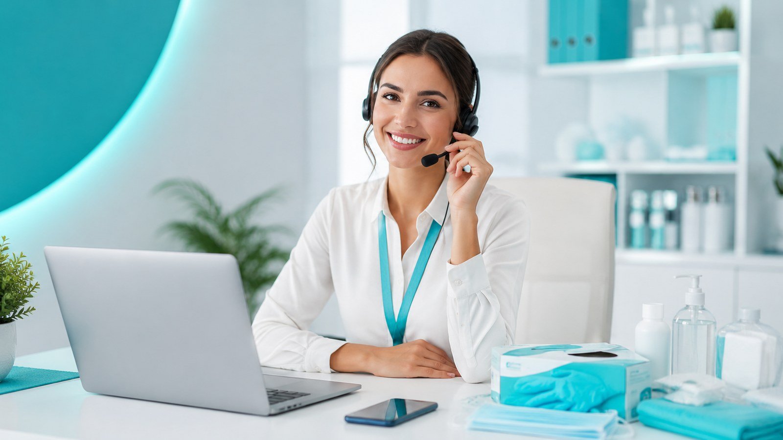 Professional healthcare support and contact service