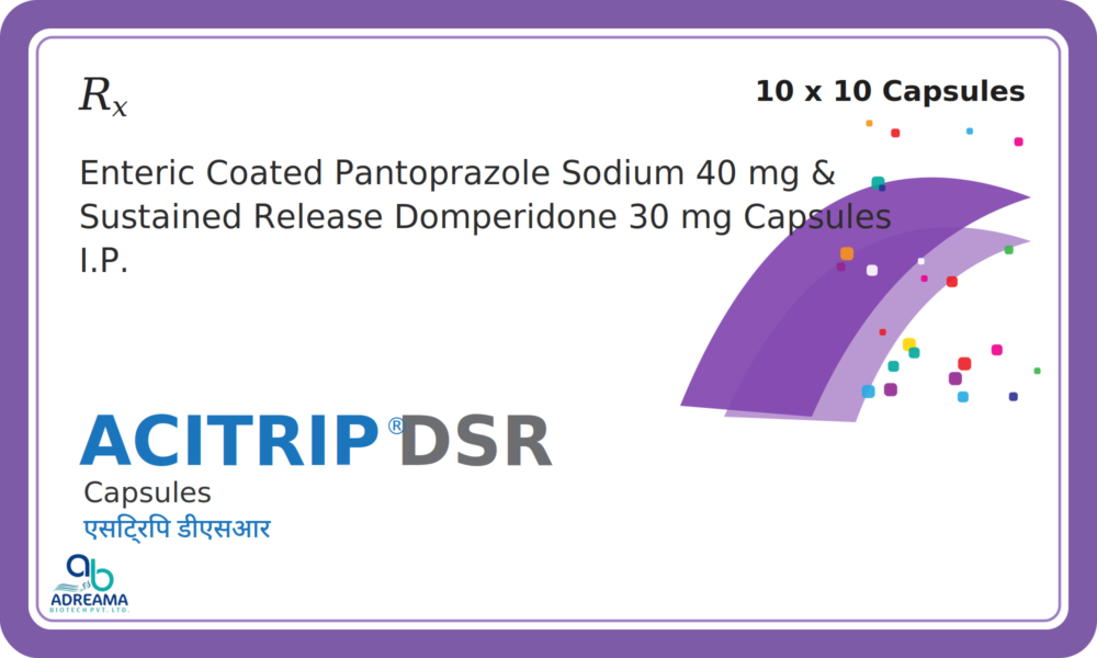 ACITRIP-DSR Capsules high quality product pack