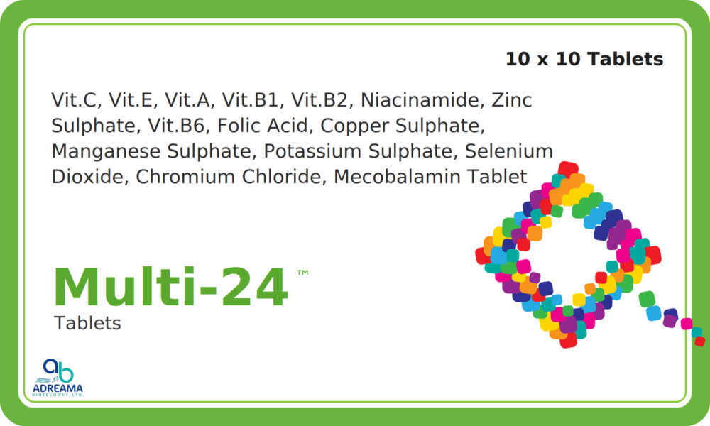 Multi-24 Tablets high quality product pack